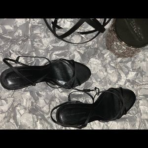 ZARA | Satin Sandal Heels